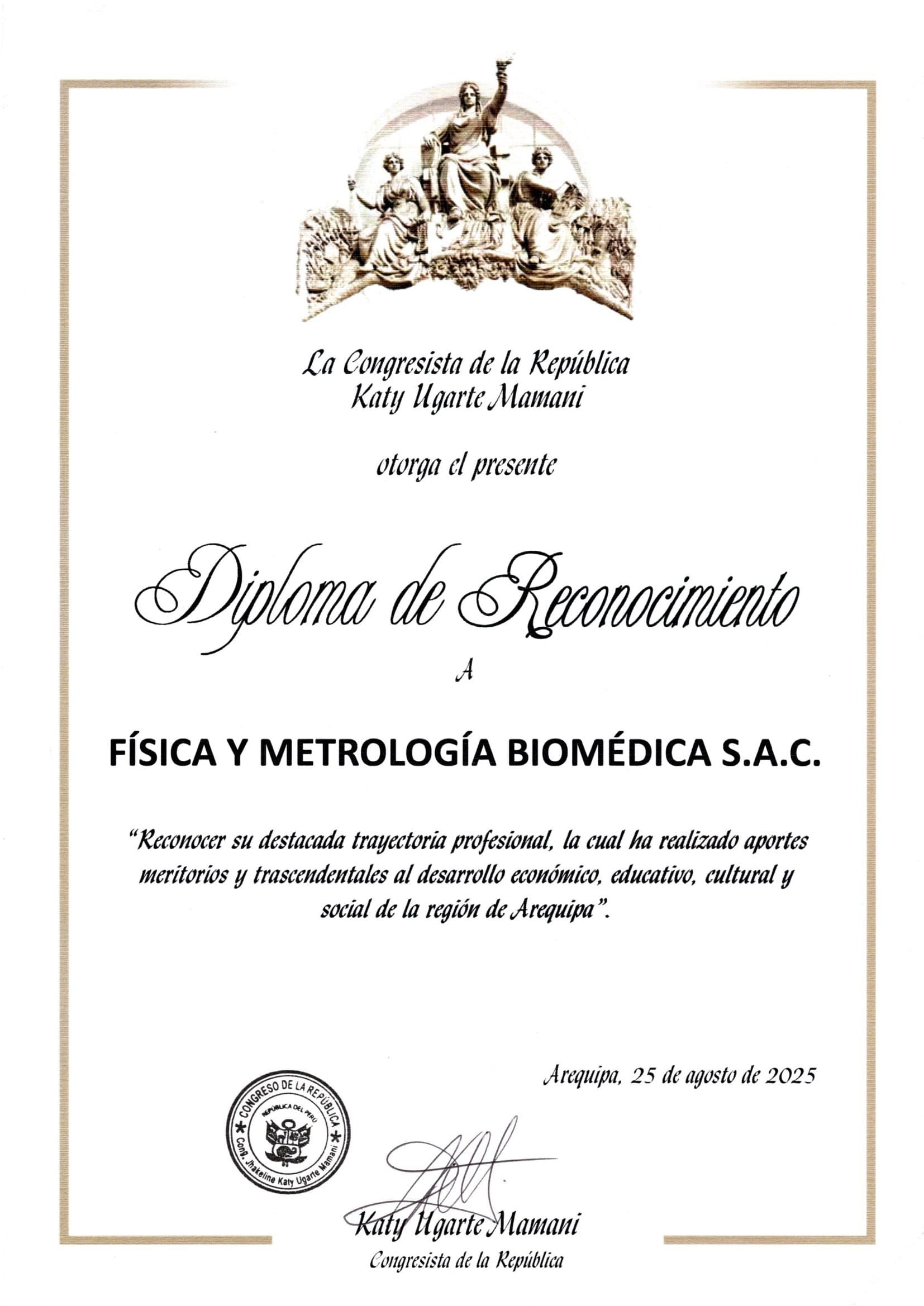 Vista previa de Certificación y formación FISMET de FISMET Biomédica